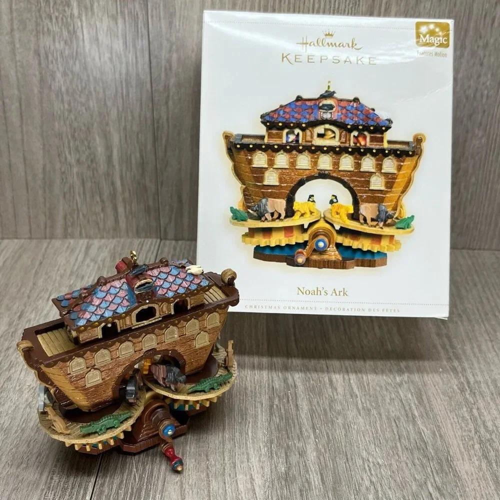 2006 Hallmark Keepsake Noah's Ark Handcrafted Christmas Ornament - Picture 4 of 11